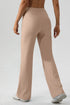 'Everly' High Waist Straight Leg Pants - Celes Fashion